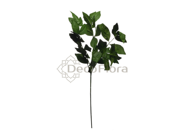 Ветка с листьями  60см зелёная