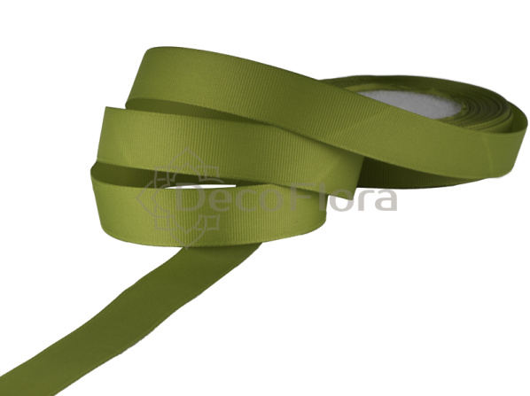 Лента репсовая 3cm*20м - 1089 - оливковая
