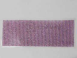 Бусы на липучке 3мм фиолетовые в упаковке 1404шт